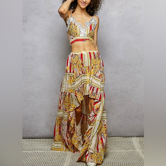 Stripe Pattern 2-Piece Set - Picture 5 of 7